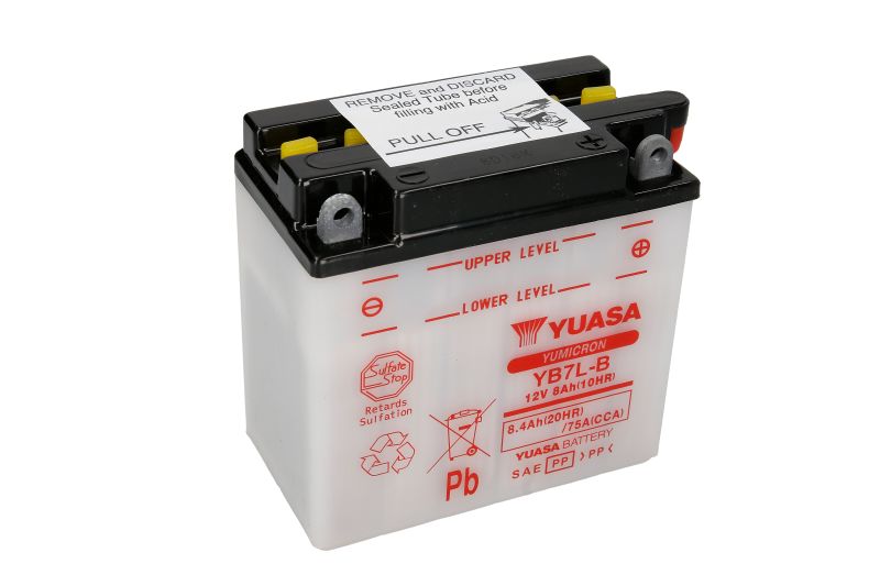 YUASA startovací baterie HARLEY DAVIDSON SS 175, 250, 125 74-78, SX 250, 175, 125 74-78, SXT 125 75-78, TX 125 73-78, HYOSUNG GA 125 (CRUISE II DE LUXE), (CRUISE I), (CRUISE II CLASSIC), (CRUISE II) 97-01, MBK DOODO 125 01-05, XQ 125 (THUNDER) 00-03, YP 1