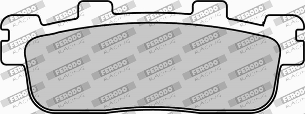 FERODO sada brzdových destiček, kotoučová brzda KAWASAKI J300 300 14-15, KYMCO AGILITY 300 19, DOWNTOWN 125I, 300I, 200I IE ABS, 300I (ABS), 125I NEW DOWNTOWN, 300 (ABS), 200I 09-15 (FDB2248AG)