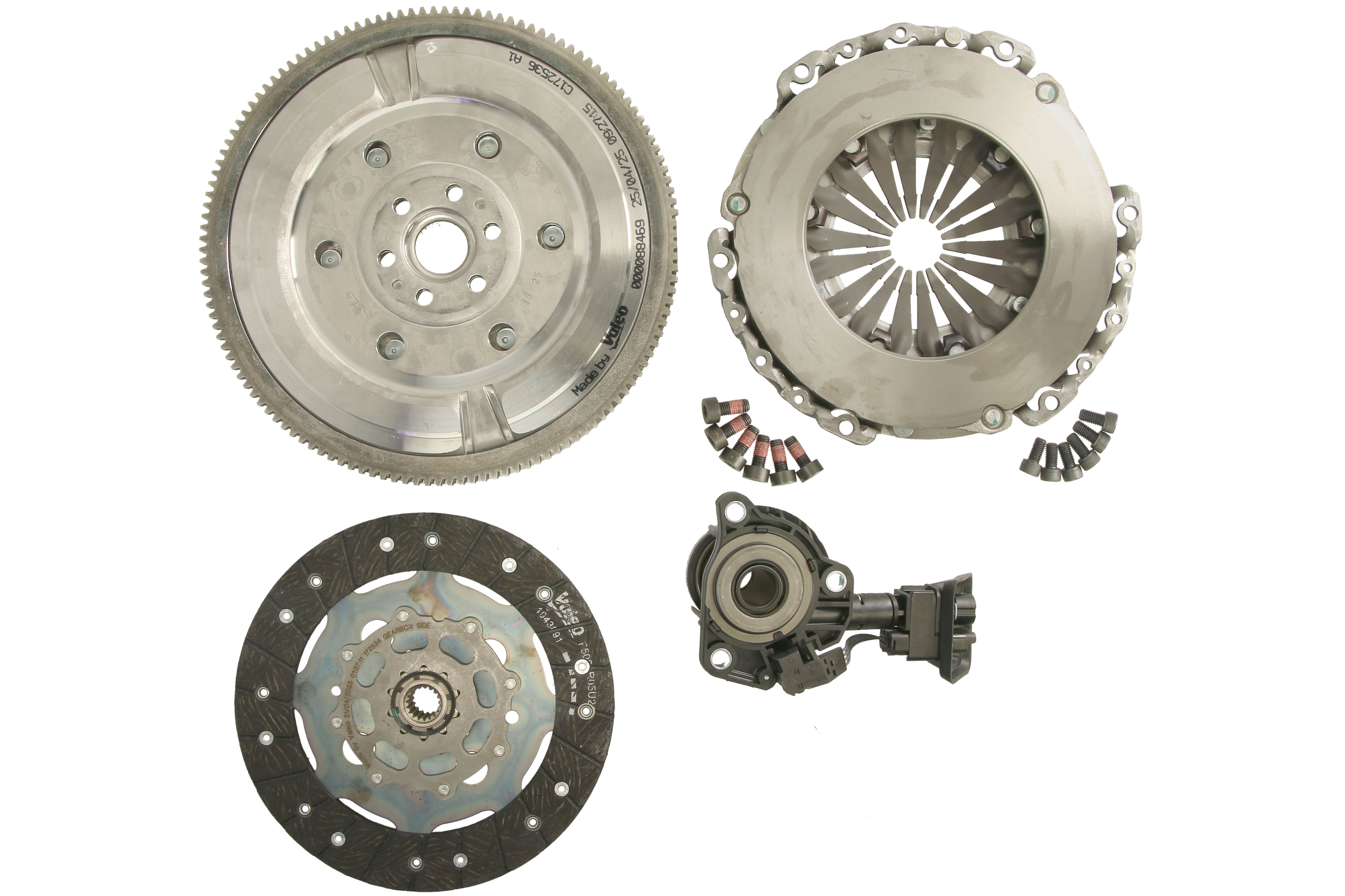Комплект зчеплення з маховиком CITROEN C4 GRAND PICASSO I (RU_) 1.6 HDI 2006.10 — 2011.06 VALEO (837459) Valeo фото 4