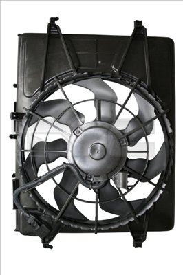 Ventilator habitaclu - Ventilator radiator (cu carcasa) potrivit HYUNDAI ELANTRA IV, I30 1.4-2.0 2006-2012