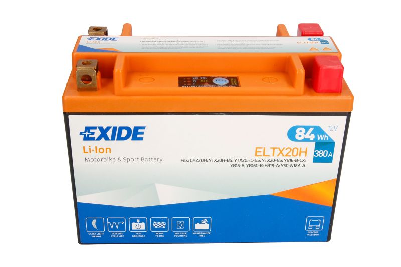 EXIDE starter battery HARLEY DAVIDSON FLHR 1584 (ROAD KING) 11, FLHRC 1690 (ROAD KING CLASS.) 11, FLHTC 1584 (E.GLIDE CL.) 11, FLHTK 1690 (E.GLIDE ULTRA LTD) 11, FLHX 1584 (STREET GLIDE) 11, FLHXXX 1690 (STREET GLIDE TRIKE) 11, FLSTBI 1450 (NIGHT TRAIN) 0