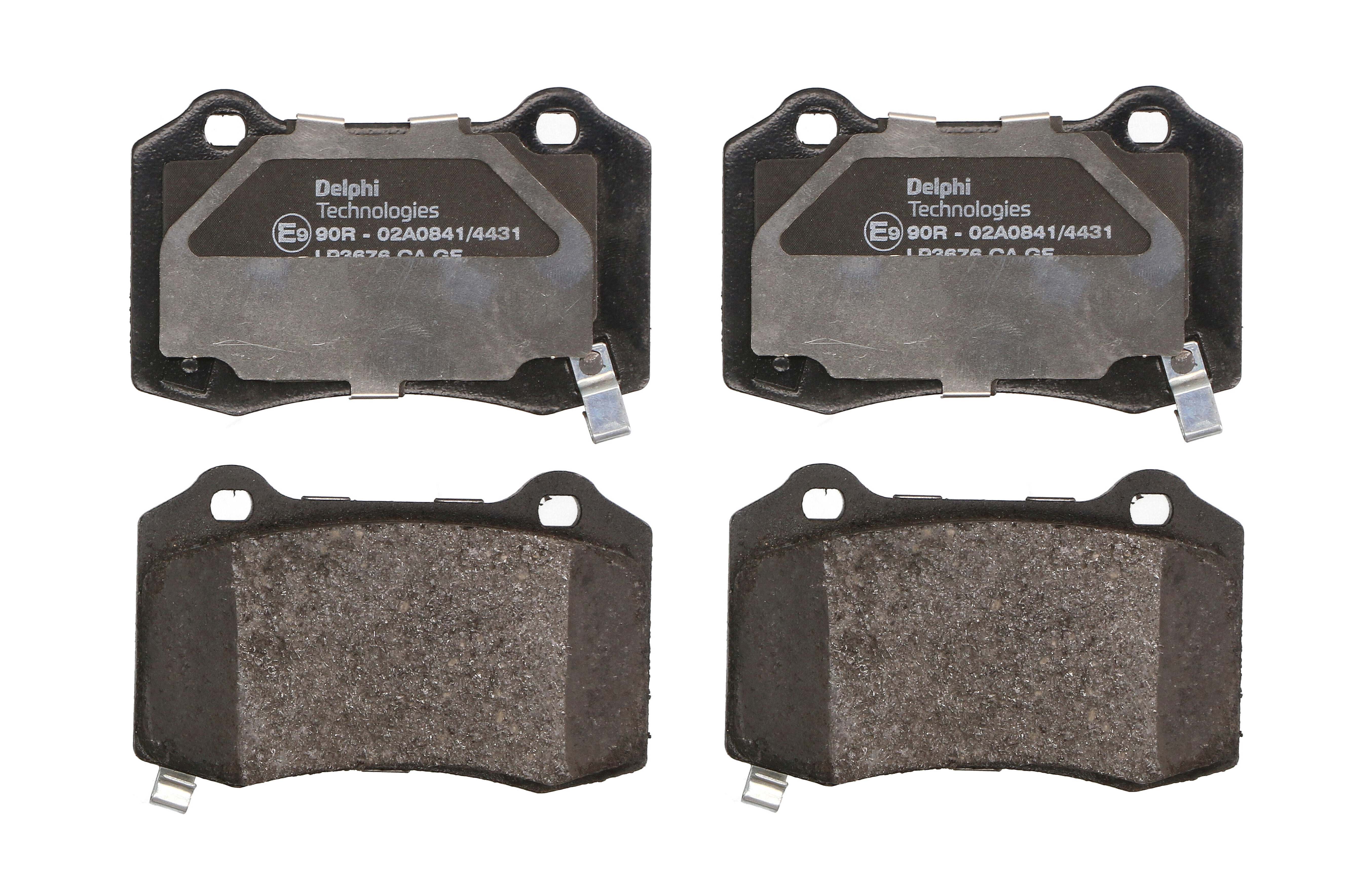 Комплект гальмівних колодок задн , CHEVROLET CAMARO, CHRYSLER 300C, DODGE CHALLENGER, CHALLENGER SRT8, CHARGER, JEEP GRAND CHEROKEE, GRAND CHEROKEE IV, TESLA MODEL S, MODEL X 2.7-Electric 09.04-