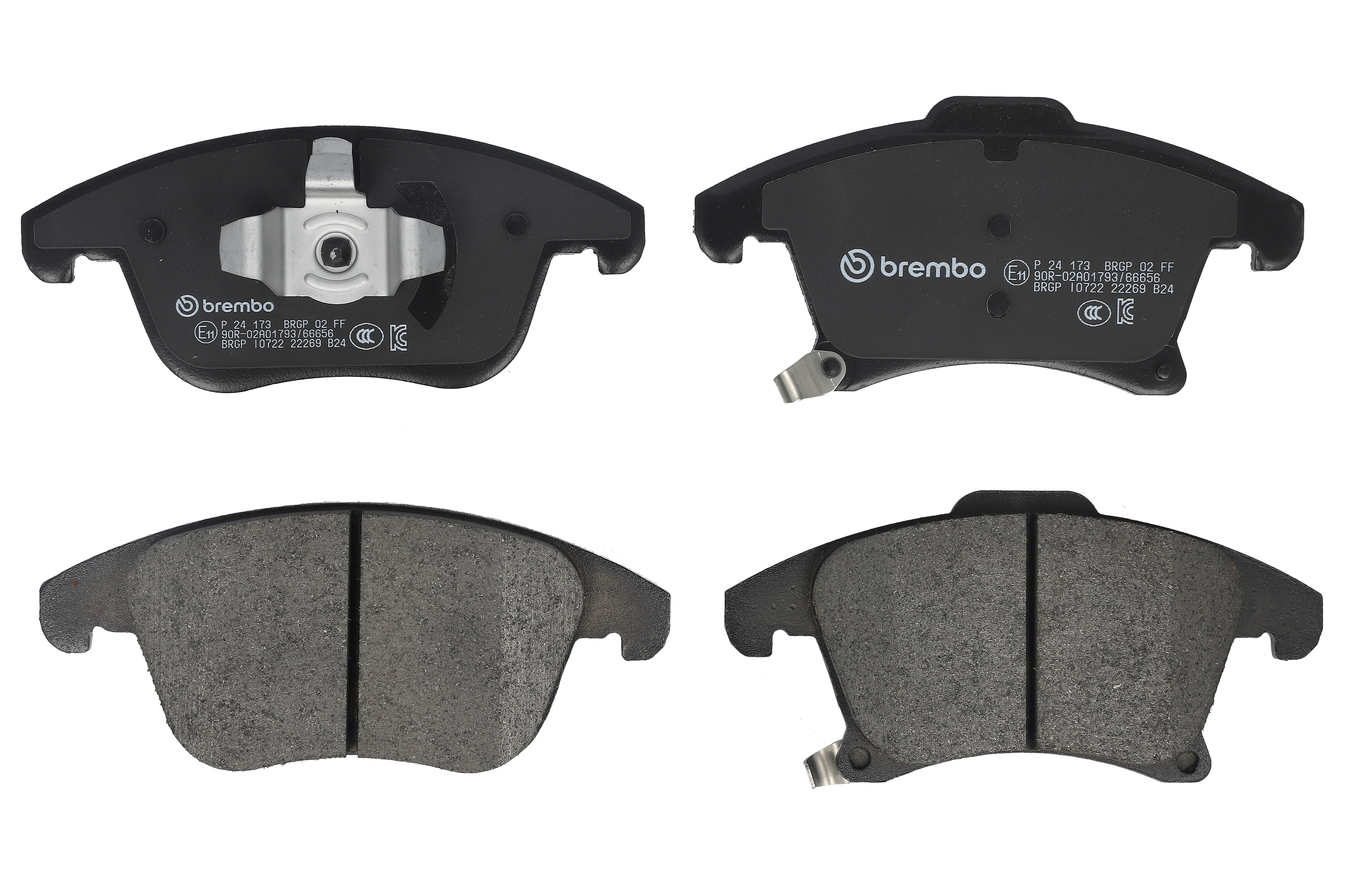 Колодки гальмівні дискові FORD MONDEO V TURNIER (CF) 1.6 2014.09- BREMBO (P24173) BREMBO фото 3
