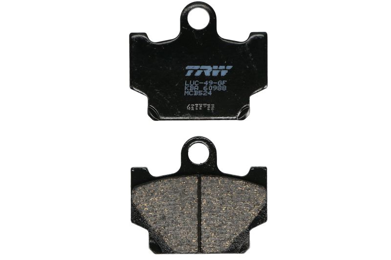 TRW ZF brake pads KH081 organic YAMAHA RD 80/125/250/350 82-84, SR 250 96-00, XV 250 89-96, XS 400/500 82-84, XT/XV 500 83-85, XZ/XJ 550 82-84, XT/XT 600Z TENERE, XJ/XJ 600 TURBO 82-85 front