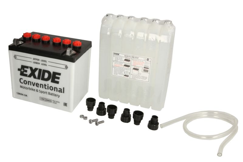 EXIDE startovací baterie (B0049M6770, 12N24-3A, 12N24-3A, 4501, 12N24-3A, 12N24-3A)