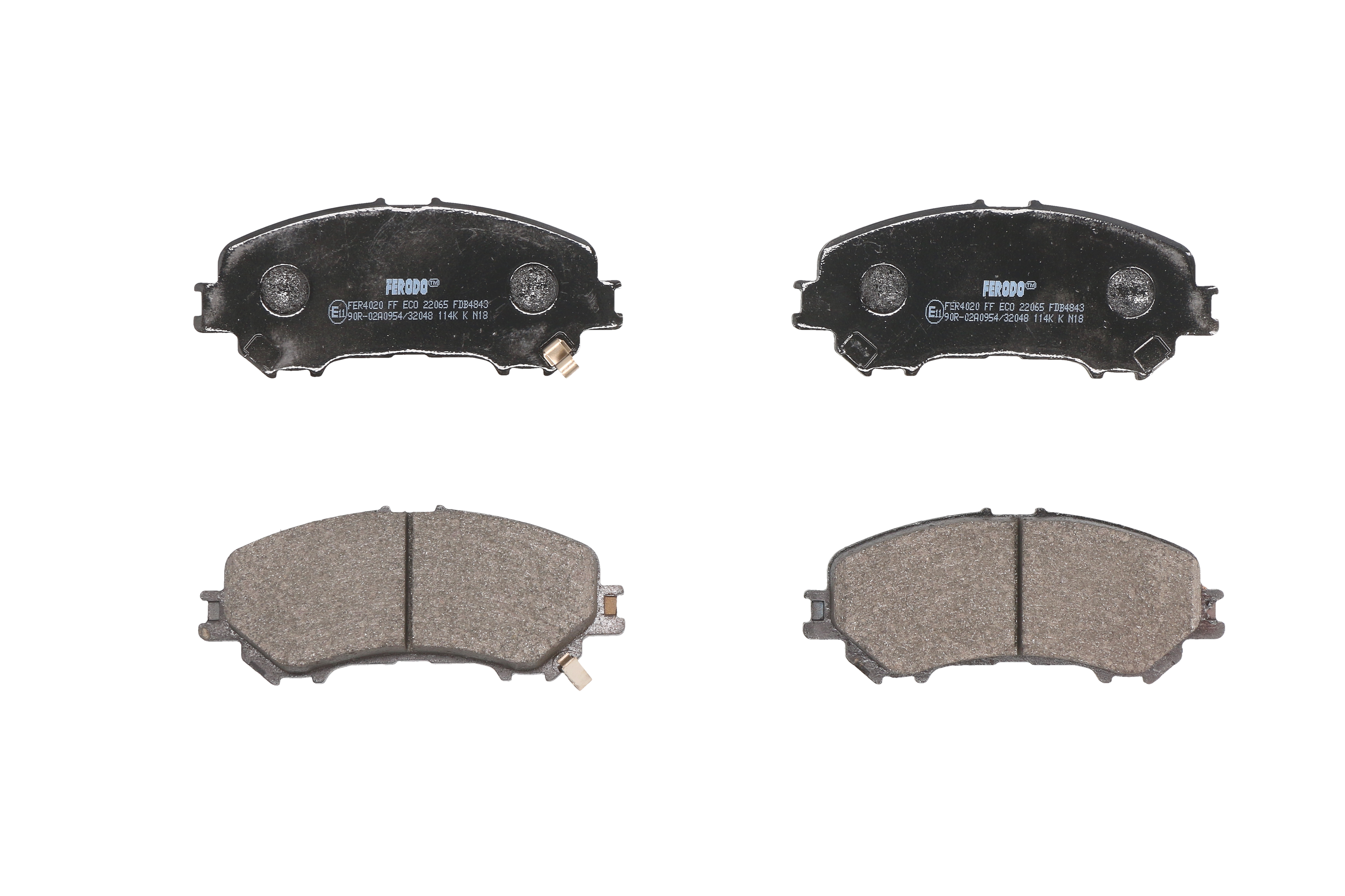 Колодки гальмівні дискові NISSAN QASHQAI II ДЖИП (J11, J11_) 1.2 2013.11- FERODO (FDB4843) Ferodo фото 3