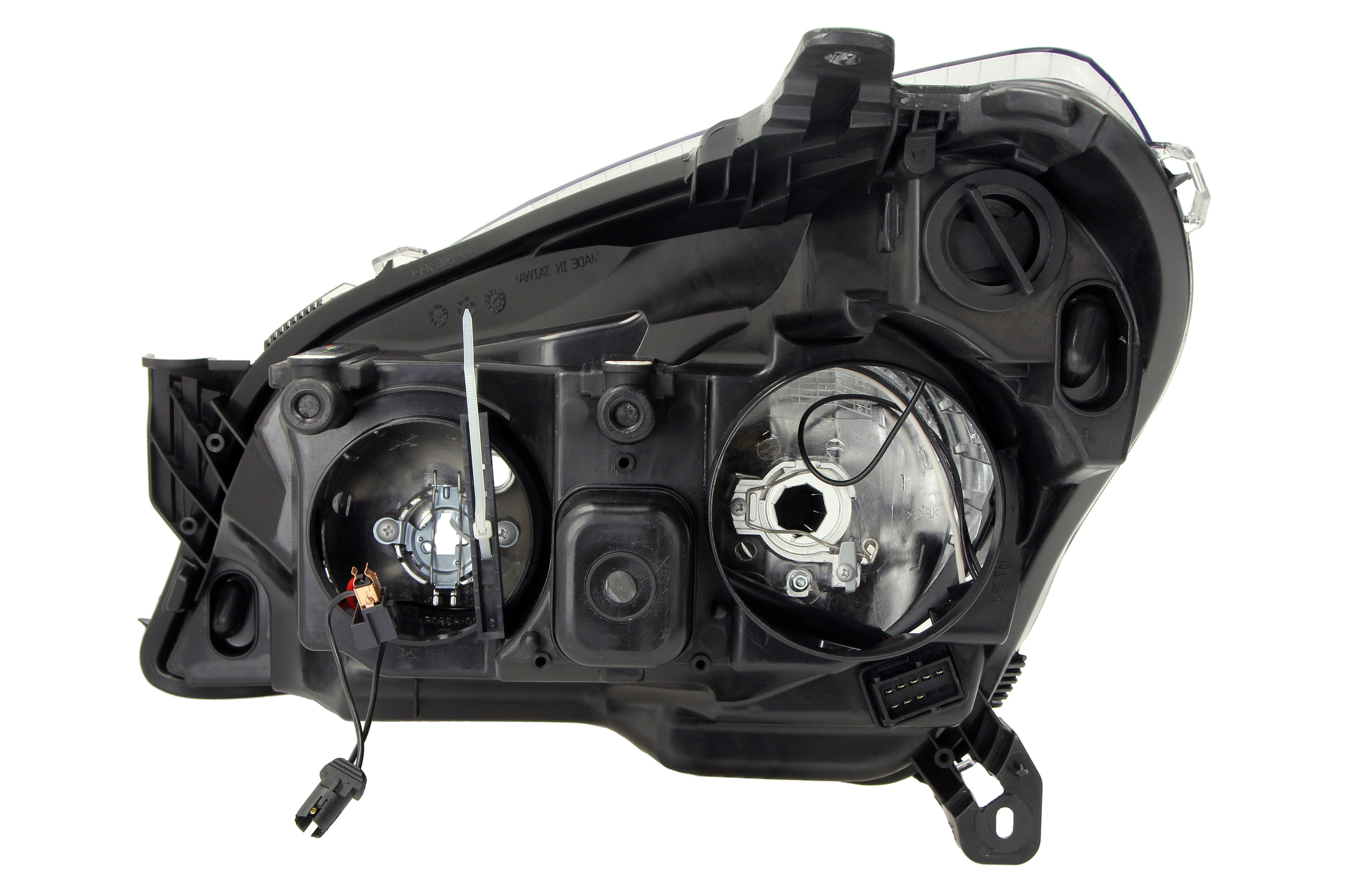 Фара прав (H1/H7, електричн, з мотором, колір відбивача: чорн) OPEL ASTRA H 03.04-02.07 фото 2