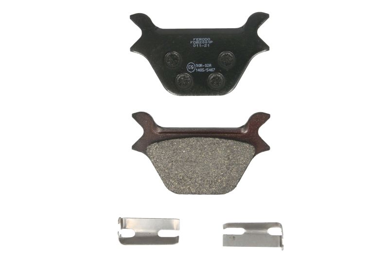 Levně FERODO sada brzdových destiček, kotoučová brzda HARLEY DAVIDSON FLST 1340 (HERIT.SOFT.) 87-90, FLSTC 1340 (HERIT.SOFT.CL.) 88-99, FLSTF 1340 (FAT BOY)