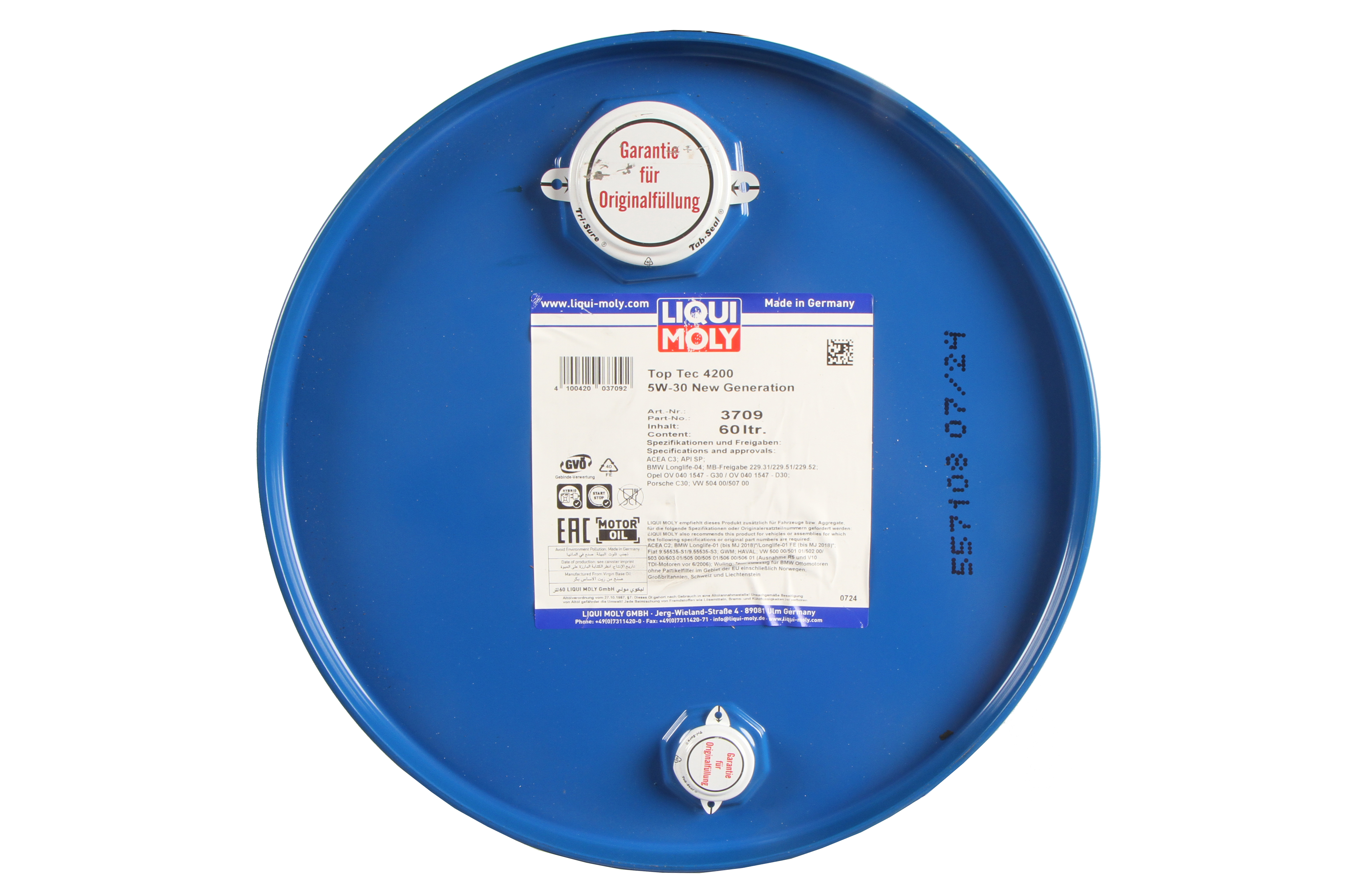 Моторна олива TopTec 4200 (1L) 5W30 ,API SQ, ACEA C3, BMW LL-01 FE model up to END 2018, BMW LL-01 model up to END 2018, BMW LL-04, FIAT 9.55535 S1, FIAT 9.55535 S3, HAVAL, MB 229.31, MB 229.51, MB 22 фото 9