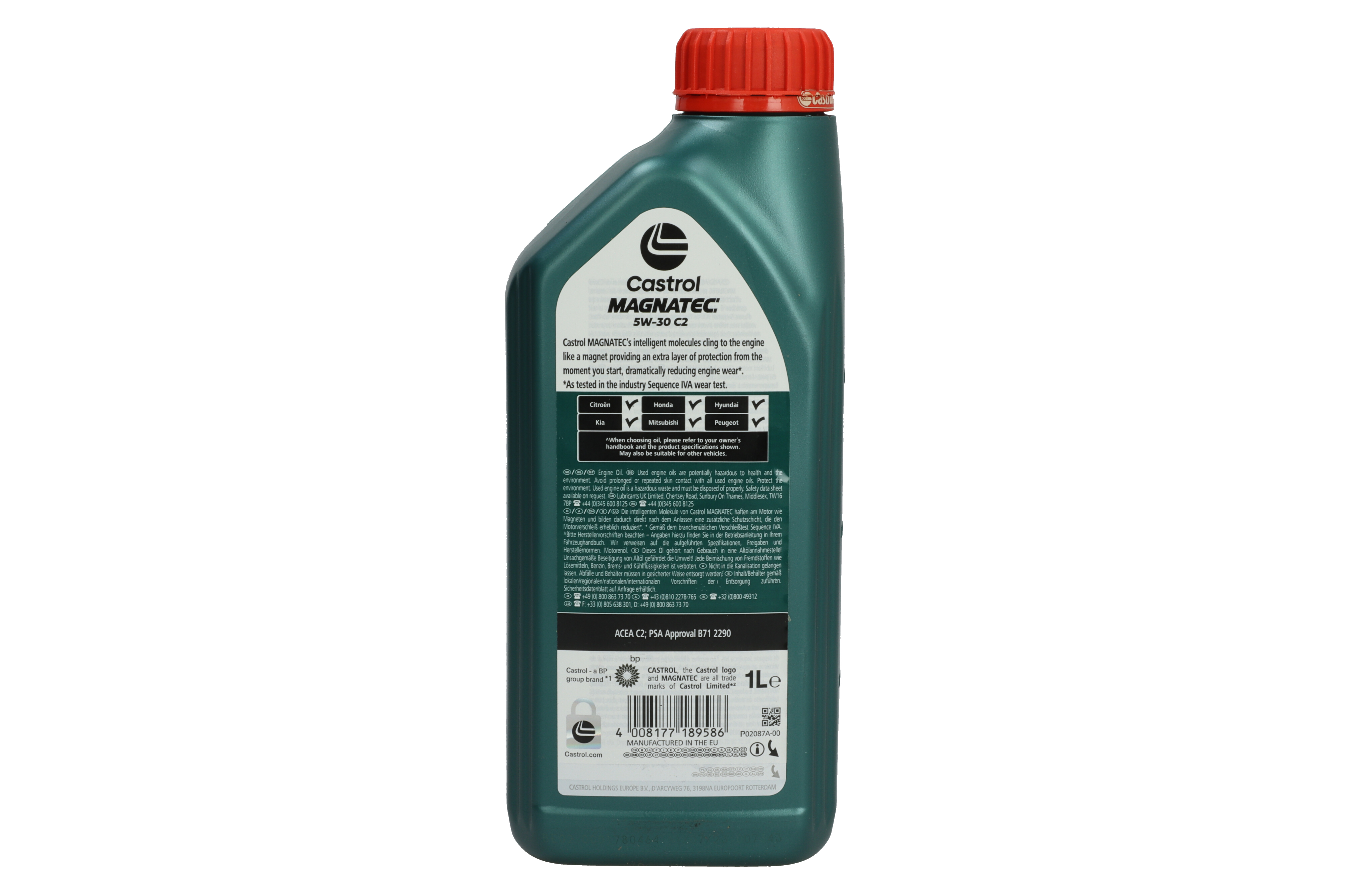 Моторна олива MAGNATEC (4L) 5W30 , CITROEN B71 2290, FIAT 9.55535 S1, PEUGEOT B71 2290 фото 5