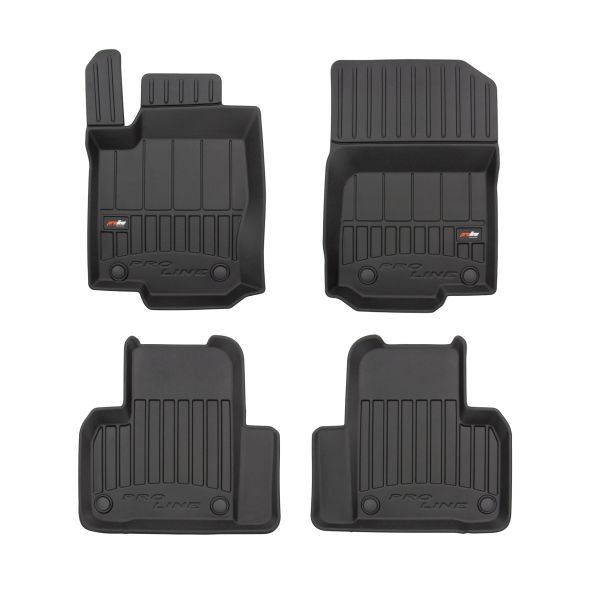 Set Covorase Auto Si Tavita Portbagaj MERCEDES-BENZ M-CLASS (W166) din 2011-2015, Cauciuc, Protectie Porbagaj, 4x Stickere auto cu MERCEDES-BENZ