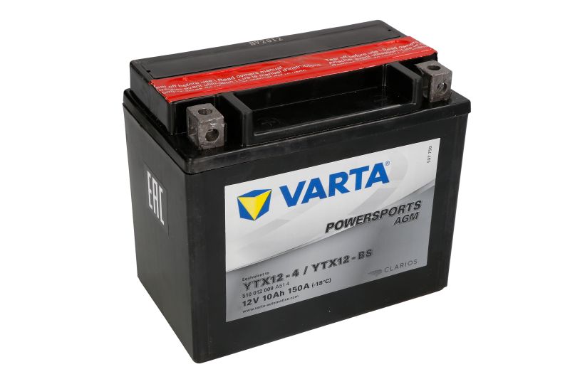 VARTA startovací baterie AEON COBRA 320, 220, 350 05-09, CROSSLAND 300, 350RX 06-09, APRILIA ATLANTIC 500 (SPRINT) 05-10, PEGASO 650 (TRAIL), (STRADA), (FACTORY) 05-12, RST 1000 (MILLE FUTURA) 01-04, RSV 1000 R, R (FACTORY), (MILE) TUONO FIGHTER, R (MILLE