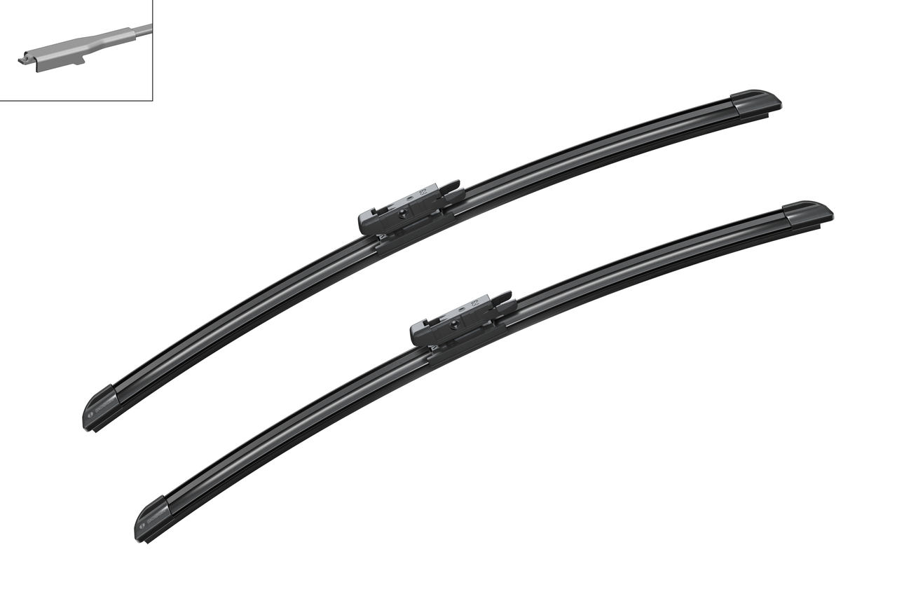 Set stergatoare auto BMW 1 Convertible (E88) din 2007-2013, Bosch Aerotwin, din cauciuc siliconat rezistent