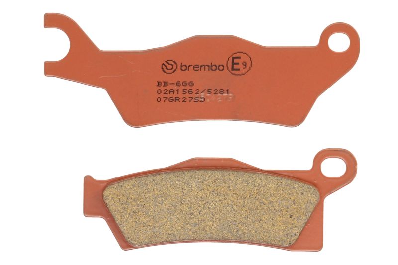 Levně BREMBO sada brzdových destiček, kotoučová brzda CAN-AM OUTLANDER. 450 L EFI, 800R EFI 09-16
