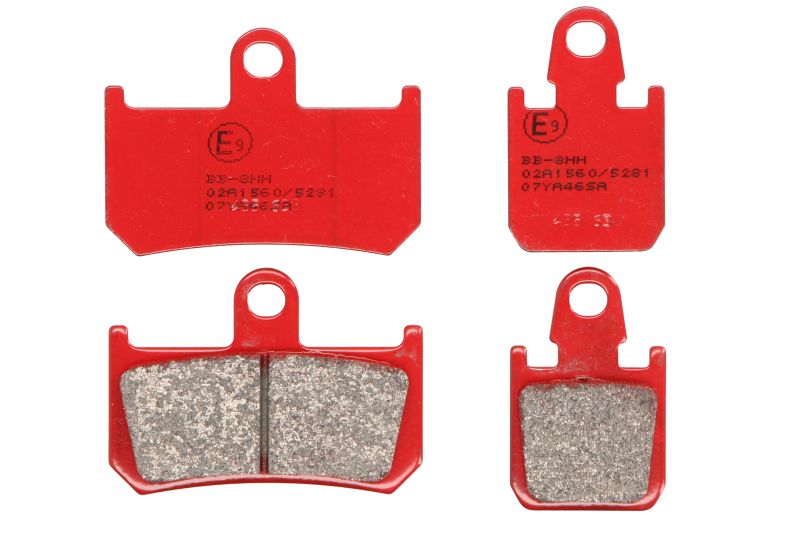 BREMBO sada brzdových destiček, kotoučová brzda YAMAHA FZ1 1000 N 07-11, MT-01 1700 07-11, YZF-R1 1000 07-12 (MT07YA46SA, 07YA46SC, 2P321ST, FDB2217CP1, FDB2217CP211, FDB2217STAC, MCB795SRQ)