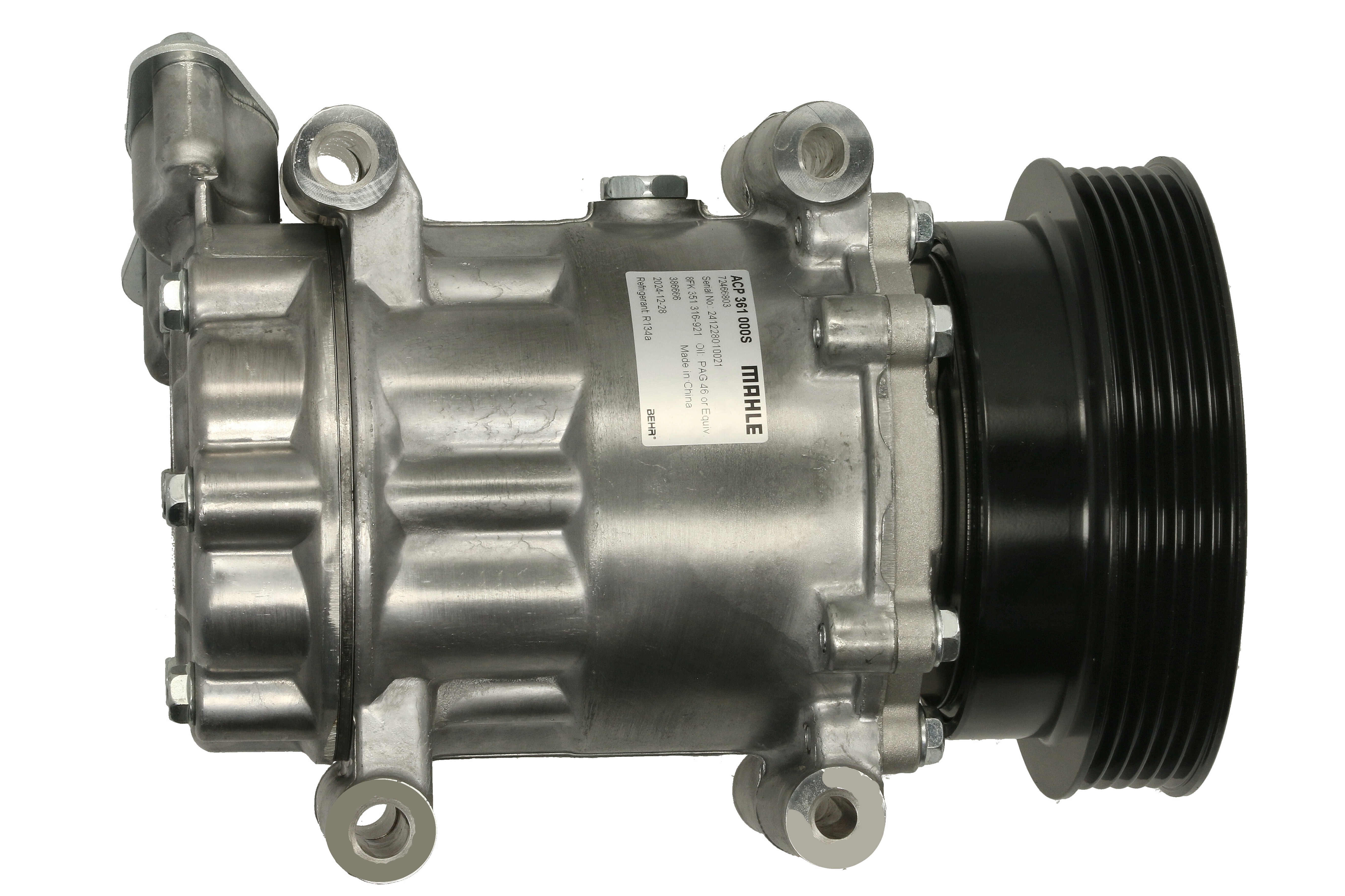 Компресор кондиціонера RENAULT CLIO III (BR0/1, CR0/1) 1.4 16V 2005.01 - 2014.12 MAHLE (ACP 361 000S) Mahle фото 6