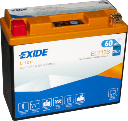 EXIDE startovací baterie  (ELT12B, 4306, ELT12B)