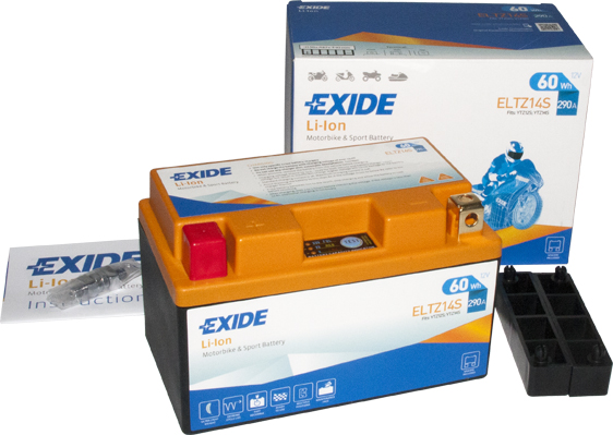 EXIDE startovací baterie BMW S 1000 RR 10-12, HONDA CB 600F (HORNET), 1000R, 600FA (HORNET ABS), 900F (HORNET) 02-12, CBF 500, 1000A (ABS), 600S, 600NA (ABS), 500A (ABS), 1000, 1000FA (ABS), 600SA (ABS), 600N 04-12, CBR 600RR, 929RR (FIREBLADE), 600F, 600
