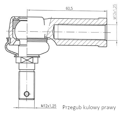 4 RIDE hlava příčného táhla řízení HONDA TRX 500FPM, 500FE, 500FA, 500FGA, 500FPE, 680 (RINCON), 500FM SOLID AXLE, 650 RINCON, 500FPA, 500FM, 450S, 500TM 01-17 (51-1053)