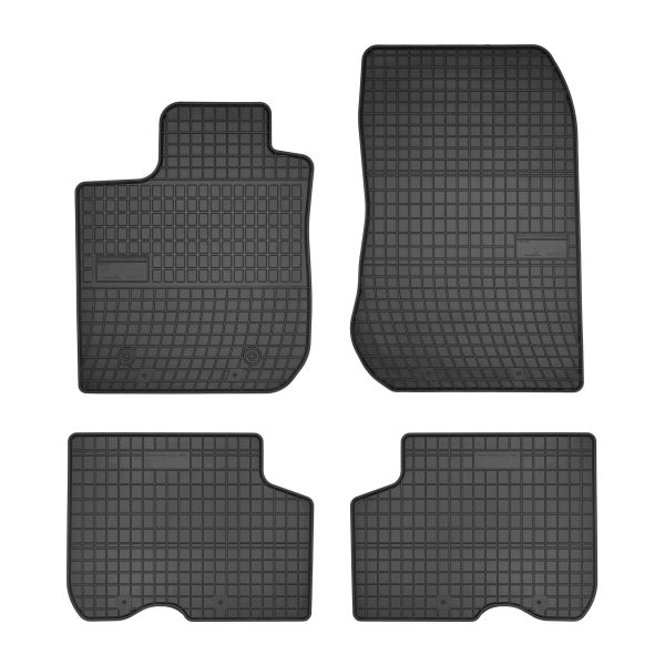Set Covorase Auto Si Tavita Portbagaj RENAULT LOGAN II Estate (K8_) din 2013-2020, Cauciuc, Protectie Porbagaj, 4x Stickere auto cu RENAULT