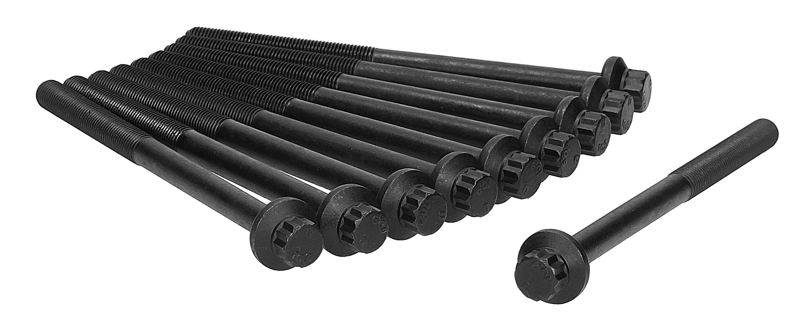 Комплект болтів з головкою системи TORX з чорного металу MAZDA 3/6/CX7 2.3 05- AJUSA (81042400) AJUSA фото 4