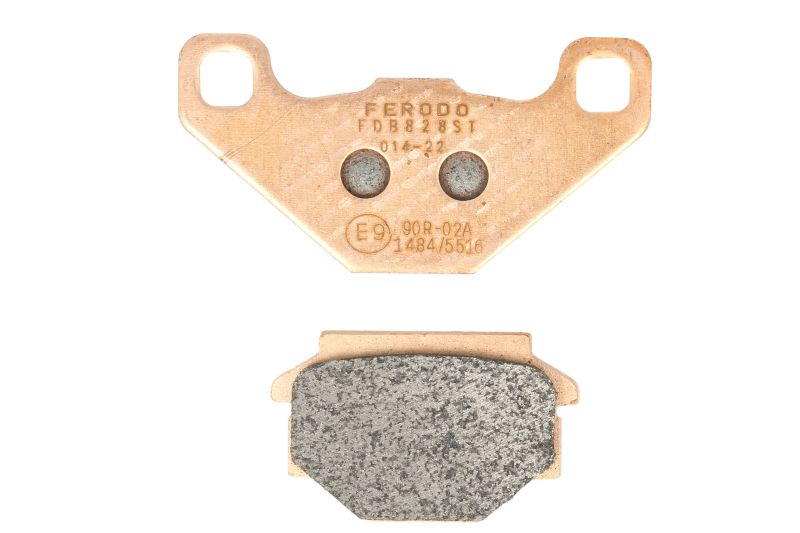 Levně FERODO sada brzdových destiček, kotoučová brzda APRILIA ETX 125 98-00, MX 125 04-07, MOTO 650 95-99, PEGASO 650, 600 90-00, RX 125 90-92, TUAREG 600
