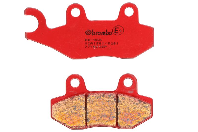BREMBO sada brzdových destiček, kotoučová brzda AEON OVERLAND 180, 125 02-09, ARCTIC CAT DVX 90 10-14, BENELLI CAFFENERO 250 (LEFT), (RIGHT) 06, CAN-AM COMMANDER 800R SSV, 800R SSV DPS, 800R SSV XT, 800 STD, 800 DPS, 1000 MAX XT, 1000 4X4, 1000 MAX DPS, 8