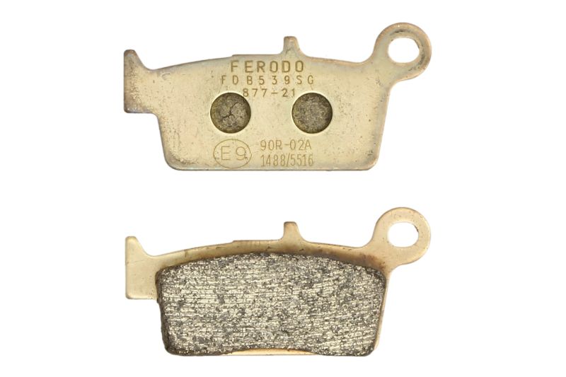Levně FERODO sada brzdových destiček, kotoučová brzda DERBI GPR 50 (NUDE) 04-06, GAS GAS EC 300, 125, 200, 400FSE, 250 00-07, FSE 450 04-06, MC 125, 250