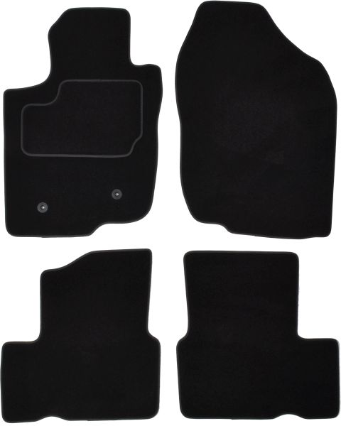 Set Covorase Auto Si Tavita Portbagaj TOYOTA RAV 4 III (_A3_) din 2005-2013, Cauciuc, Protectie Porbagaj, 4x Stickere auto cu TOYOTA