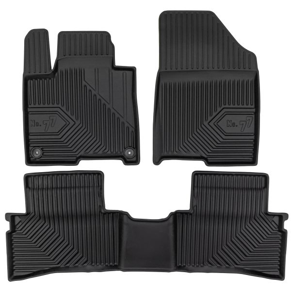 Set Covorase Auto Si Tavita Portbagaj KIA SPORTAGE V (NQ5) din 2021-2024, Cauciuc, Protectie Porbagaj, 4x Stickere auto cu KIA