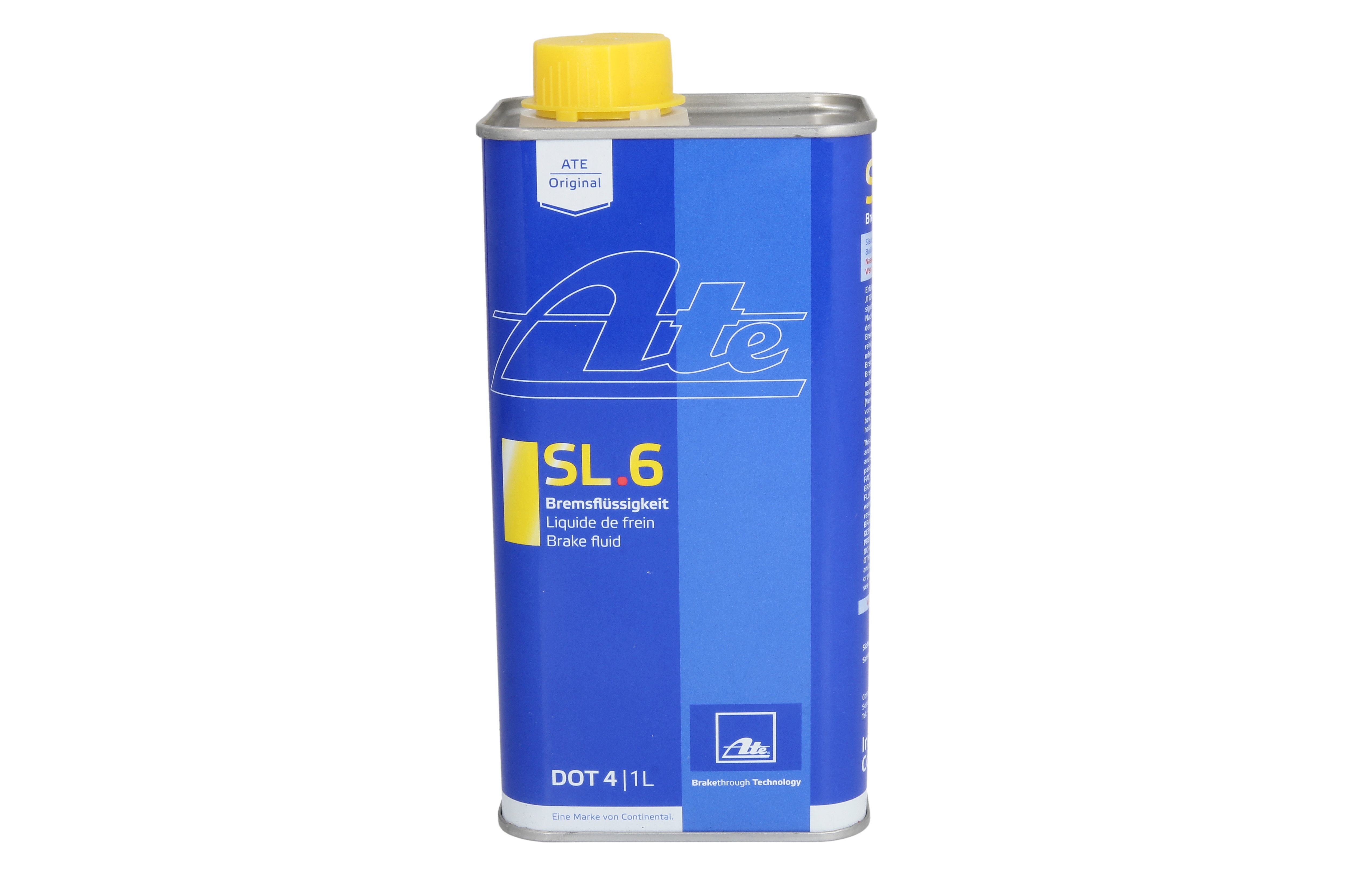 Гальмівна рідина DOT4 (1L) [сухість: 265°C, вологість: 175°C, в'язкість: 700мм²/с] SAE J1703, ISO/DIN 4925 - заміна на два роки