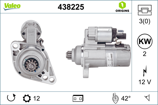 Anlaser starter za vozilo AUDI A1