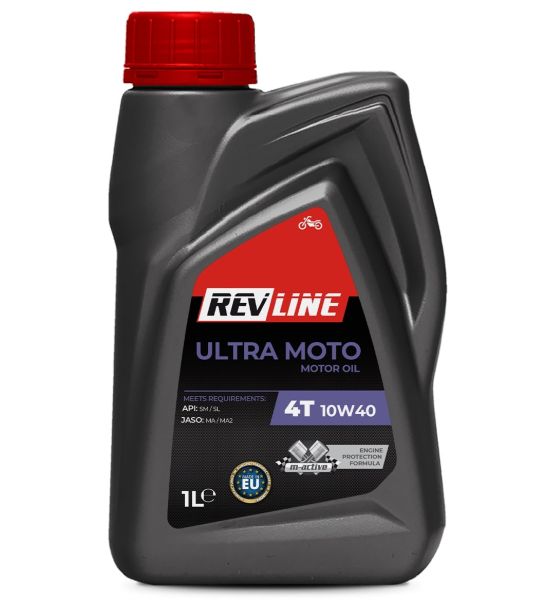 Levně REVLINE MOTO motorový olej (5100 10W40 2L 104067, LIM3055 10W40 1L OFF, >JASO MA2)