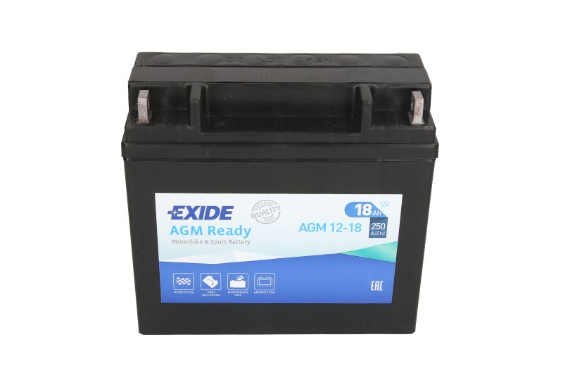 EXIDE startovací baterie BOMBARDIER OUTL. 400XT (2/4WD), 4002/4WD, 4002/4WD (MAXHO), 400 4X4 (MAX HO), 400 (MAX), 400 4WD 03-06, OUTLAND. 800 MAX XT, XT, MAX 05-06, BUELL S1 1200 (W.LIGHTN.) 98-99, S3 1200 (THUNDERBOLT) 97-99, S3T 1200 (THUNDERBOLT) 97-99