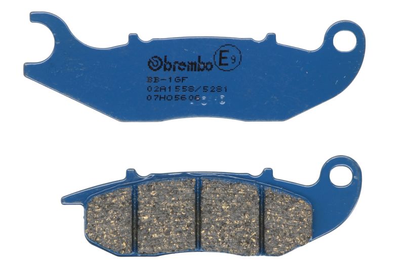 Levně BREMBO sada brzdových destiček, kotoučová brzda HONDA ANF 125 (INNOVA) 07-08, CBR 125 R 04-12 (B005FKGPOA, 2P305NS, FDB2169AG, FDB2169CP211)