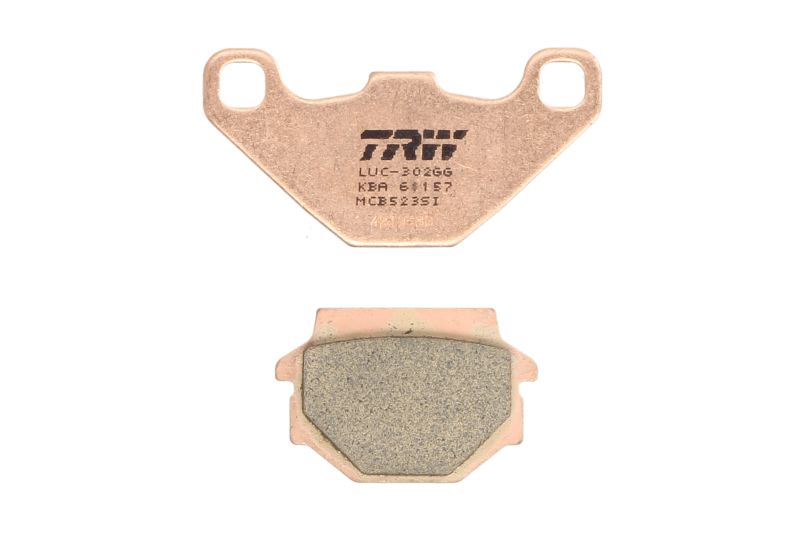 TRW MOTO sada brzdových destiček, kotoučová brzda ALFER AR 250 92-93, VR 250 94, APRILIA RX 125 08-10, TUAREG 600 (WIND), 350 (WIND) 89-90, GAS GAS 125 125 TT 94, ENDUCROSS 80, 125TT 94, HUSABERG 501 501 ENDURO 92, 600 600 (ENDURO) 92-93, EF 600 E (QUAD)