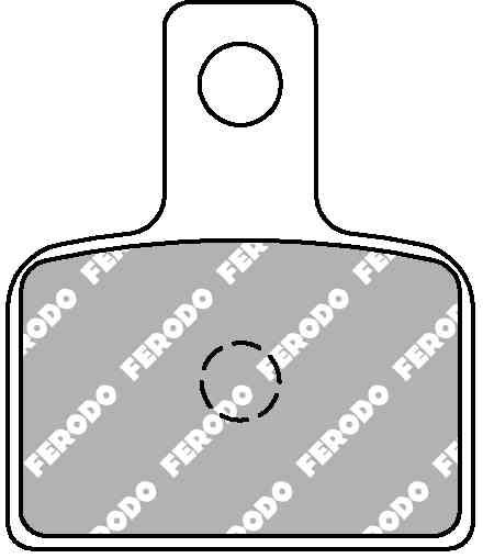 FERODO sada brzdových destiček, kotoučová brzda BETA EVO 125 2T, 250 2T, 300 4T, 200 2T, 290 2T, 300 2T 09-16 (FDB2267)