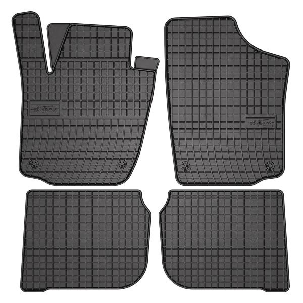Set Covorase Auto Si Tavita Portbagaj SEAT TOLEDO IV (KG3) din 2012-2019, Cauciuc, Protectie Porbagaj, 4x Stickere auto cu SEAT