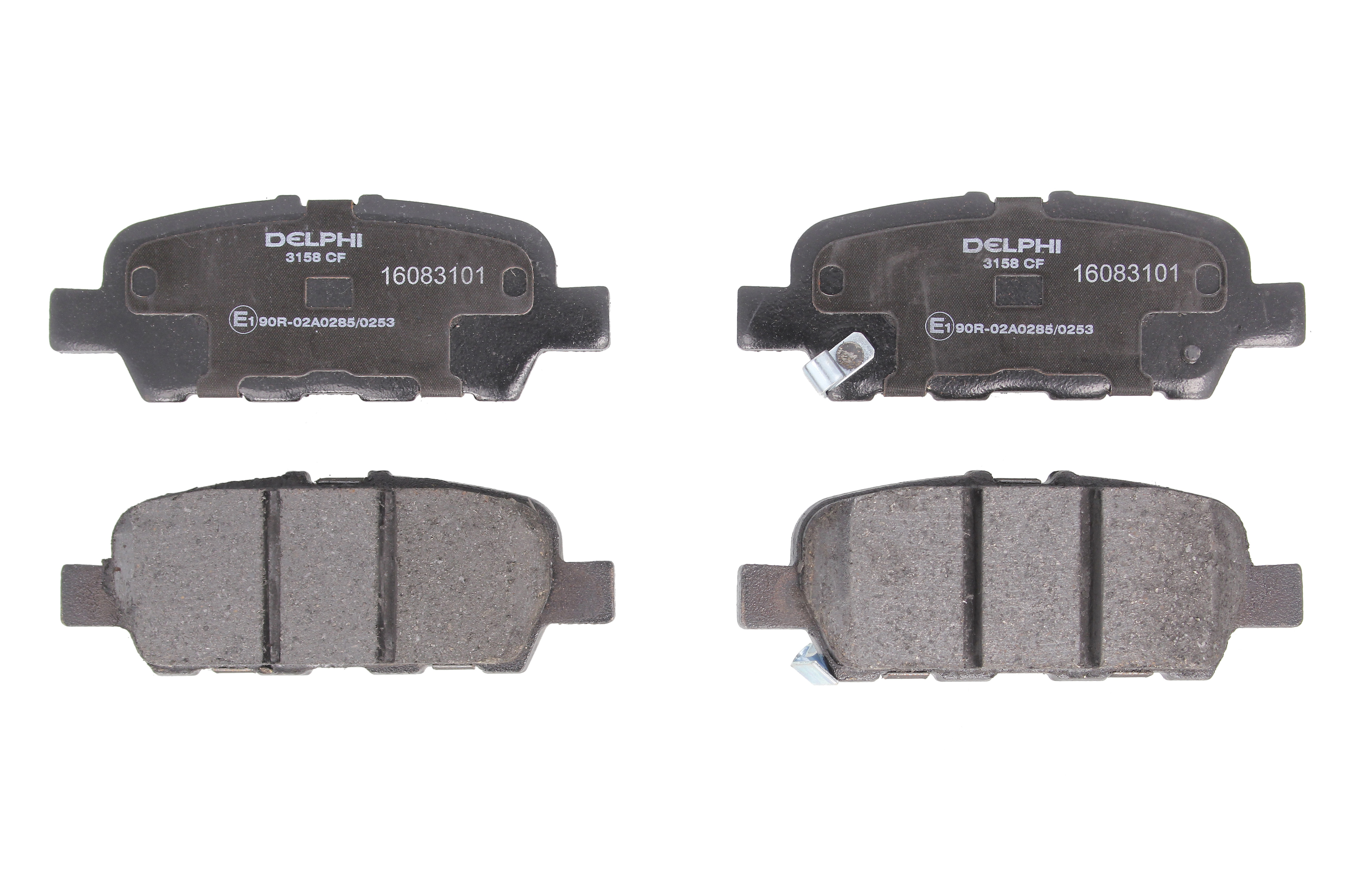 Комплект гальмівних колодок задн , INFINITI EX, FX, G, JX, M, M35, M37, M45, Q50, Q60, Q70, QX50 I, QX60, QX70, NISSAN ALTIMA, CUBE, ELGRAND, JUKE, LEAF, MAXIMA, MAXIMA VI 1.2-Electric 06.01-