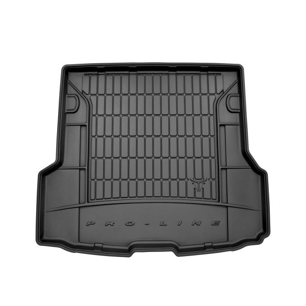 Set Covorase Auto Si Tavita Portbagaj BMW Seria 4 Gran Coupe (F36) din 2014-2021, Cauciuc, Protectie Porbagaj, 4x Stickere auto cu BMW