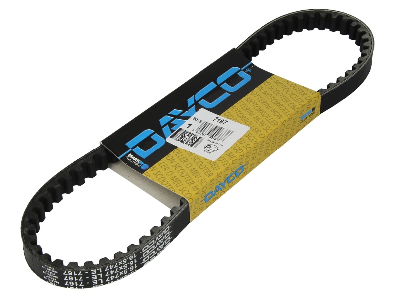 DAYCO hnací klínový řemen, variomatik APRILIA AMICO 50 GL 92-98, AREA 50 98-00, GULLIVER 50 AC, LC 95-98, RALLY 50 LC DD, AC, LC DT, LC 95-02, SR 50