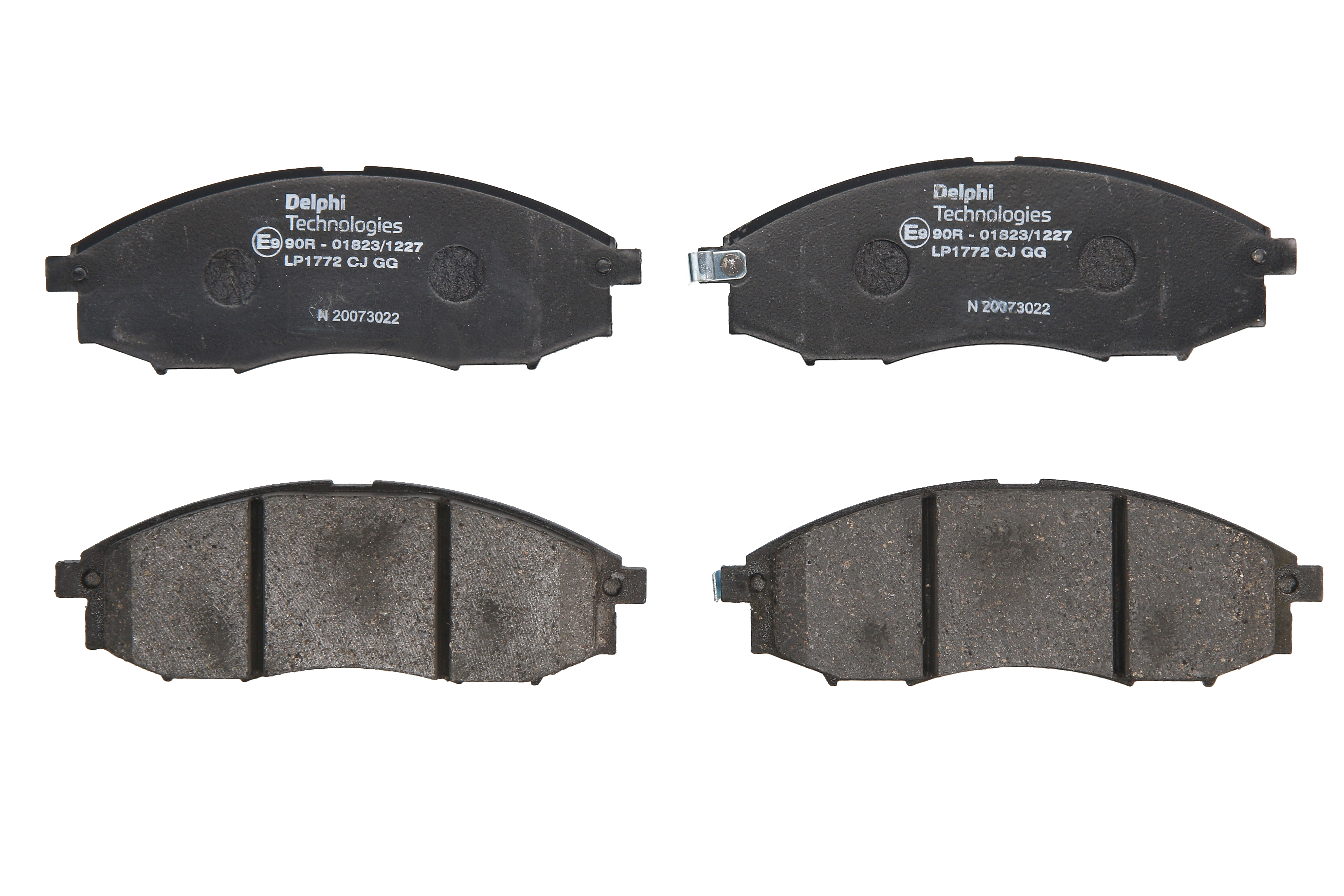 Комплект гальмівних колодок передн , NISSAN MURANO I, NAVARA, NAVARA NP300, NP300, PATHFINDER II, PATHFINDER III, PICK UP, PRIMERA 1.6-3.5 06.90-
