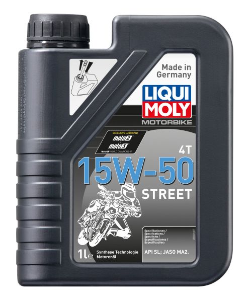 Levně LIQUI MOLY motorový olej (B00B80URXQ, 2555, 5100 10W50 2L 104075, 2555, LIQUI MOLY MOTORBIKE 4T 15W-50, MOTORBIKE 4T 15W-50 STREET, MOTORBIKE 4T