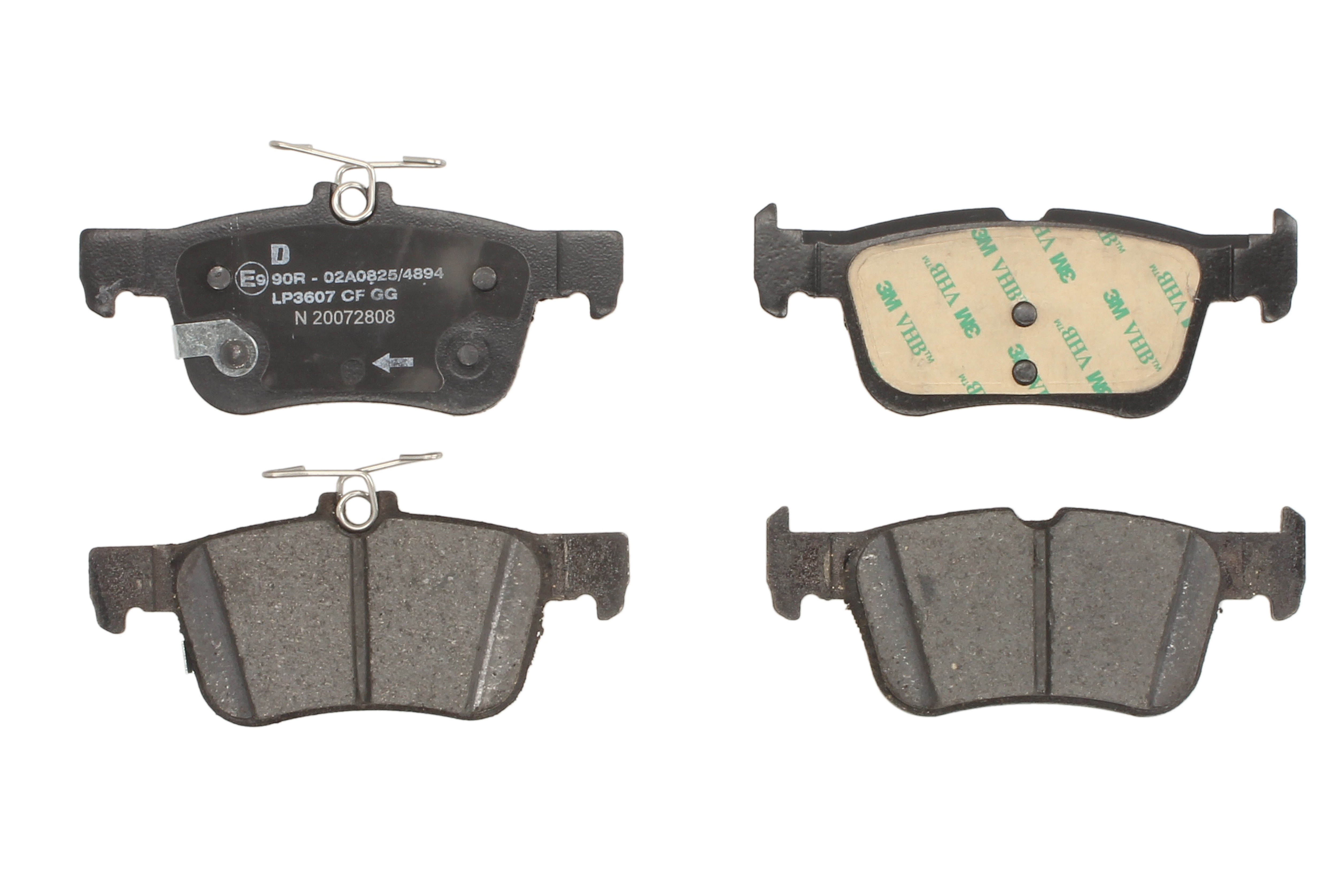 Колодки гальмівні дискові (комплект 4 шт) FORD FOCUS IV TURNIER (HP) 1.0 2018.09- DELPHI (LP3607) Delphi фото 3