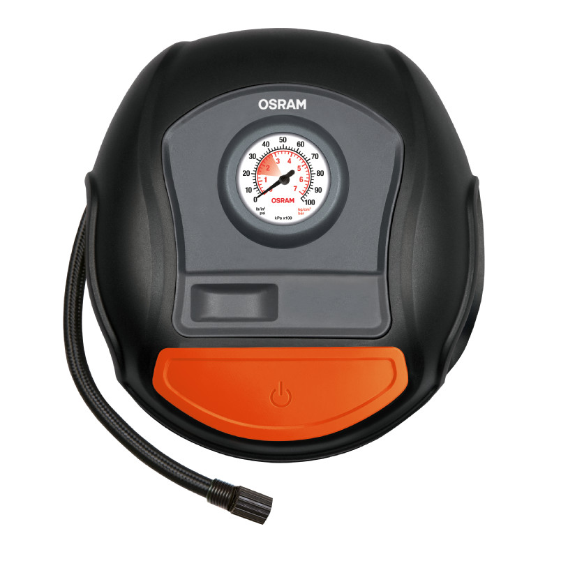 Компресор для накачування шин TYREINFLATE 200 / 12V 10A / ШИНА R13 НАКАЧУЄТЬСЯ ЗА 4.5 ХВ. ДО 2. OSRAM (OTI200) osram фото 3