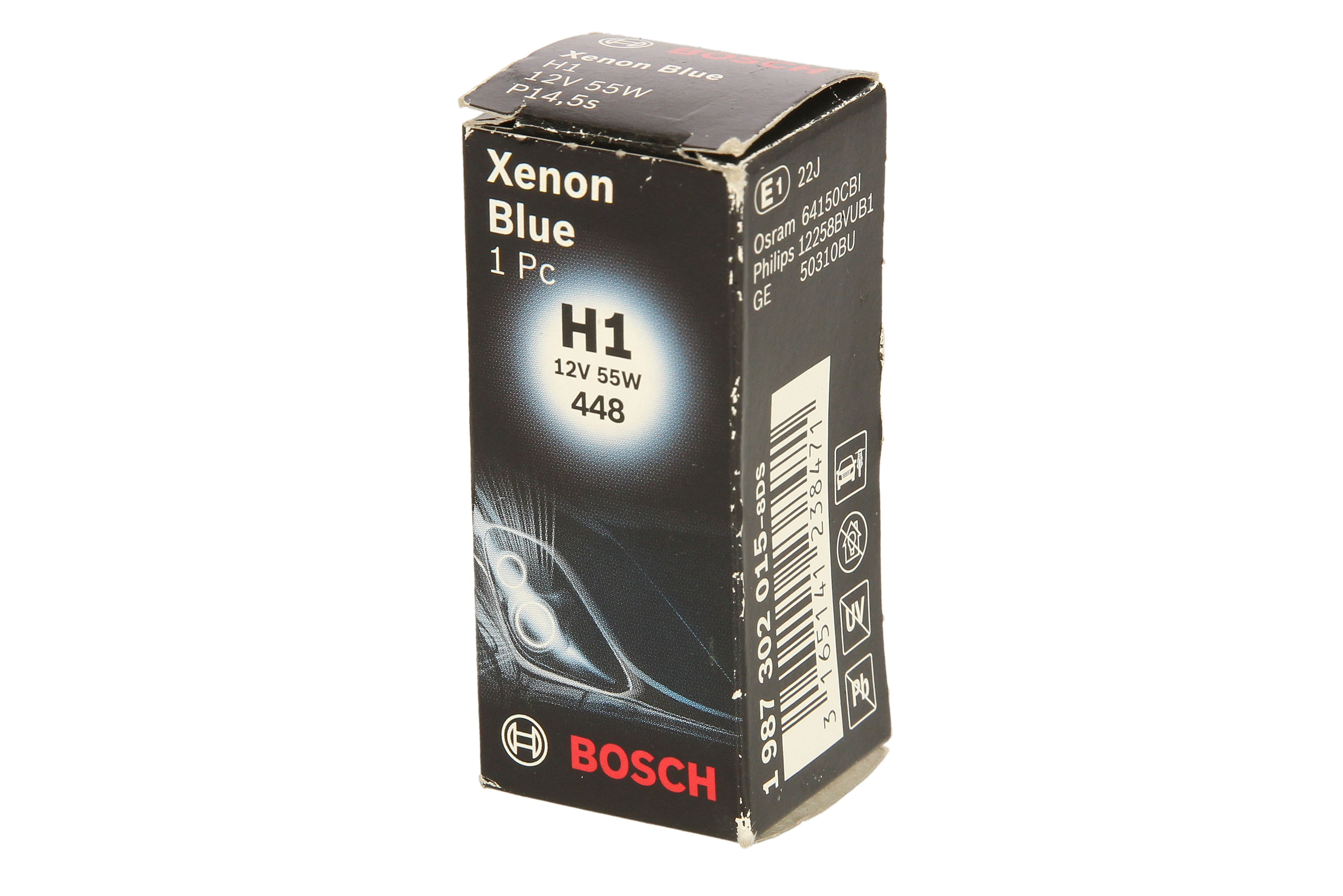 Автолампа H1 12V 55W P14.5s Xenon Blue фото 8