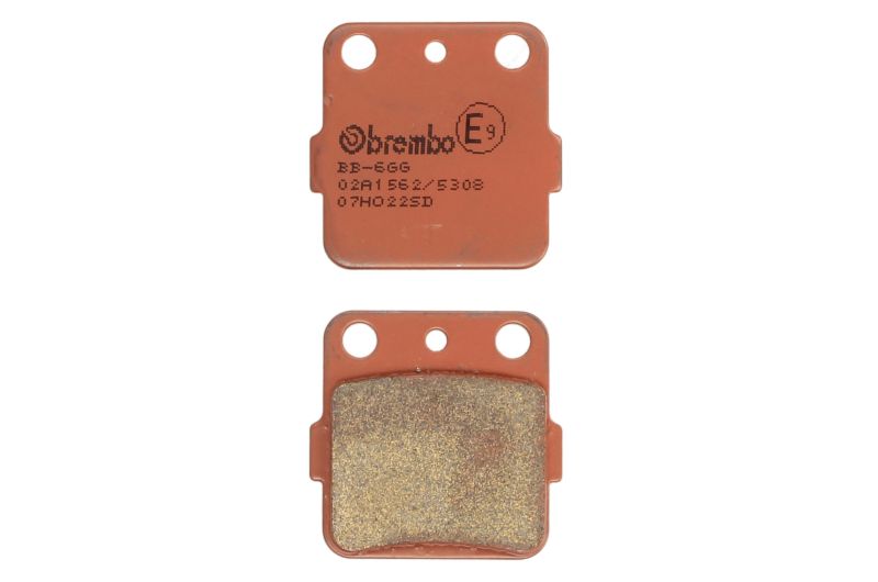 BREMBO sada brzdových destiček, kotoučová brzda YAMAHA YZ 125 89 (MT07HO22SD)