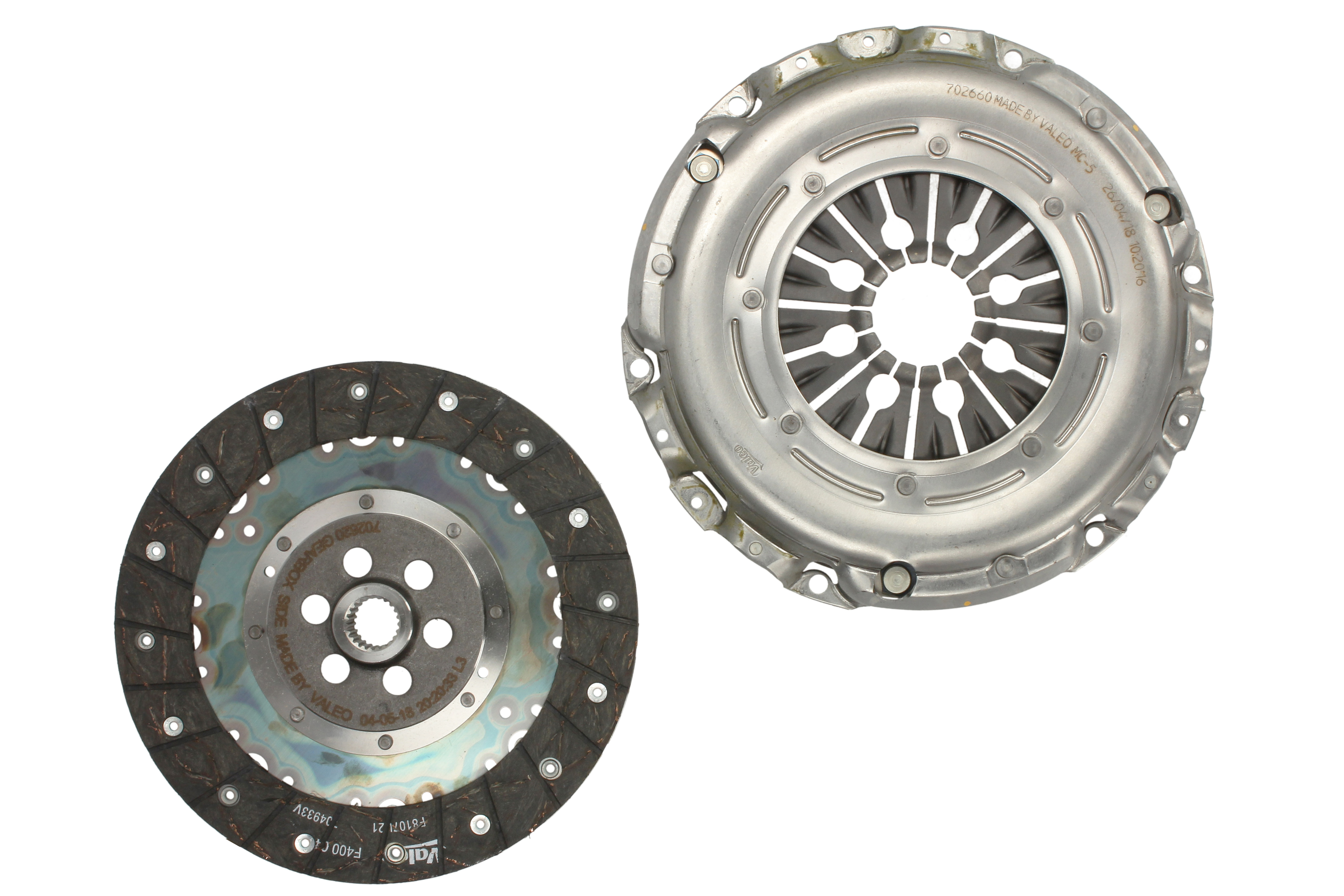 Комплект зчеплення CLUTCH SET (DISC+PRESSURE PLATE) HEC VOLKSWAGEN TIGUAN 2.0 DIESEL VALEO (826731) Valeo фото 3