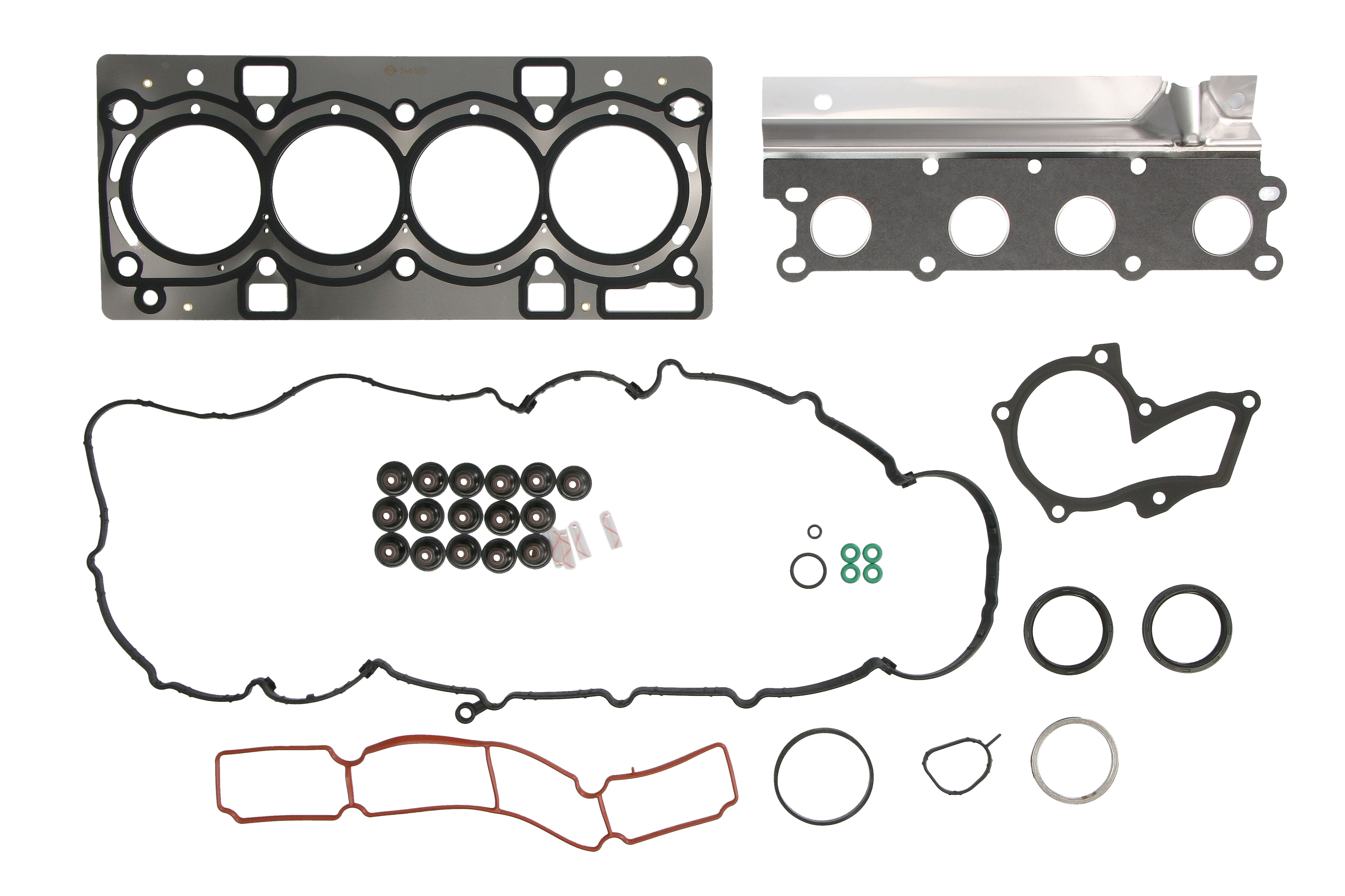 Комплект прокладок з різних матеріалів HEAD SET FORD 1.6 ECOBOOST JQDA/JQDB/JTBA/JTBB/JTWA/JTWB 11- ELRING (389.981) ELRING фото 3