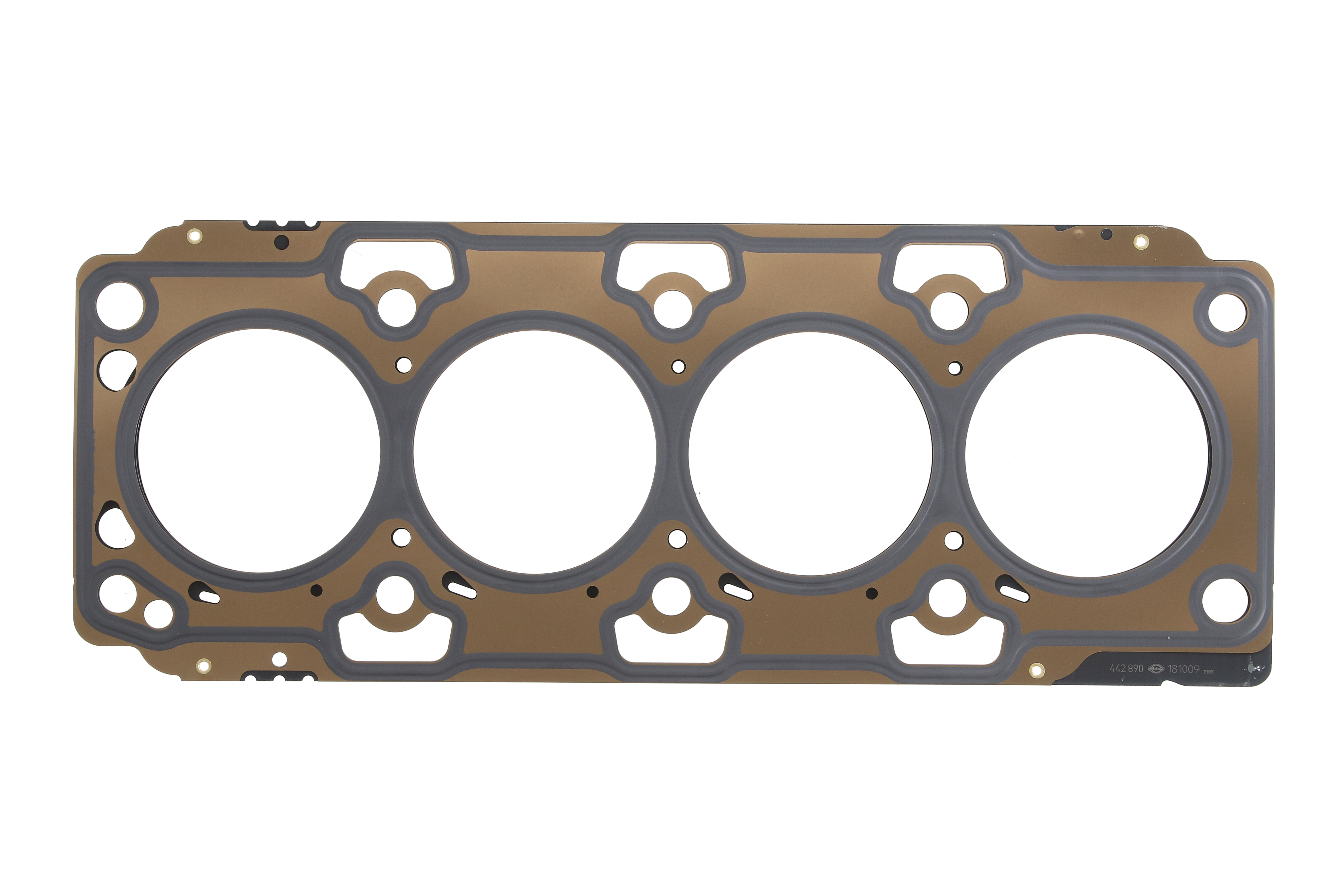 Прокладка головки блока металева Г/Б HYUNDAI 2.0CRDI D4EA 3! 1.3MM ELRING (442.890) ELRING фото 3